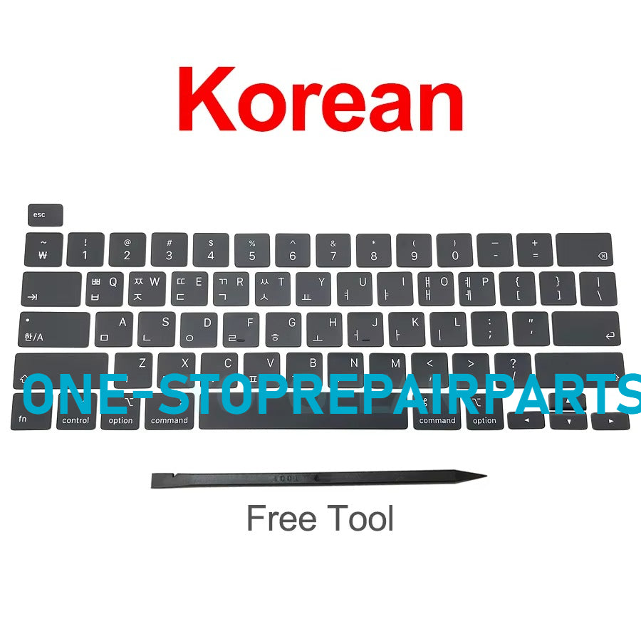 New Laptop A2141 A2289 A2251 Key Keycaps Keys Cap Keyboards Scissor Repair For Macbook Pro Retina 13" 16" 2019 2020 Year Macbook repair parts