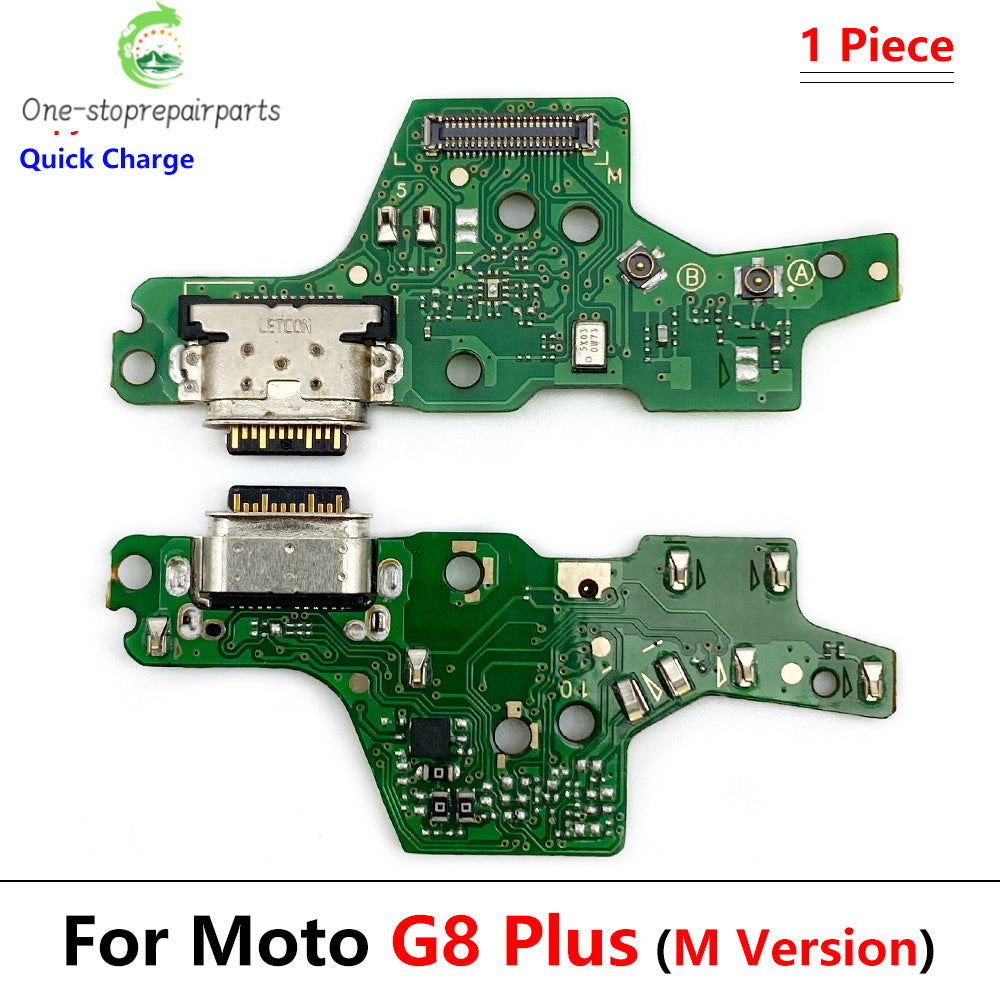 10Pcs/Lot, Dock Connector Micro USB Charger Charging Port Flex Cable Microphone Board For Moto G4 G5 G9 G8 G7 G6 Play Plus Power Motorola phone repair parts
