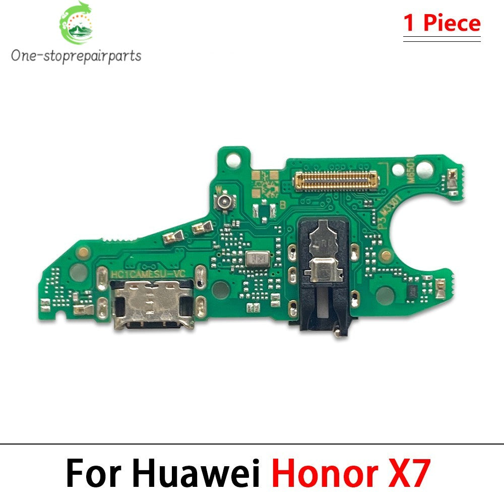 10Pcs. Dock Connector USB Charger Charging Port Flex Cable For Huawei Nova 10 Se Y60 Y61 Y70 Y71 Y90 / Nova 10 Se Honor X7 X7A Huawei phone repair parts