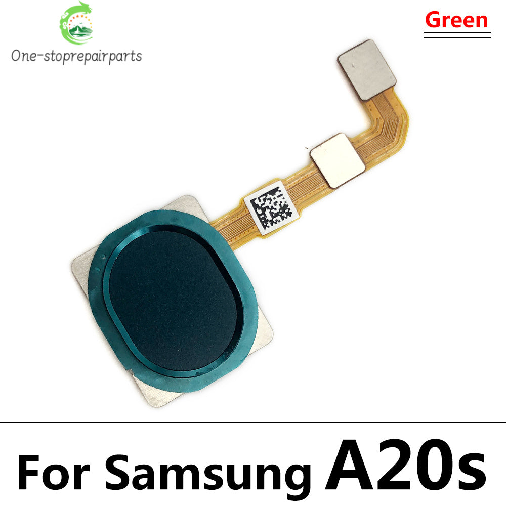 New For Samsung A10S A20S A21s A30s A50s A70s Fingerprint Sensor Home Return Key Menu Button Flex Ribbon Cable Samsung phone repair parts