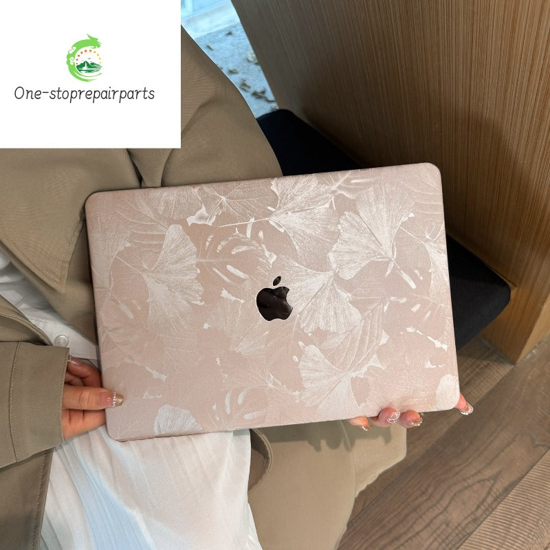 2026 M5Pro silver 2025 for neo Apple notebook macbookair protective case M4 leather 13macbook protective case m3 computer case M2M1 ultra-thin 14-inch 16 soft 15 Laptop accessories