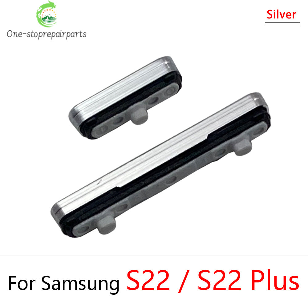 For Samsung S22 S23 Plus Ultra 5G Power Button + Volume Side Button Key Replacement Parts Samsung phone repair parts
