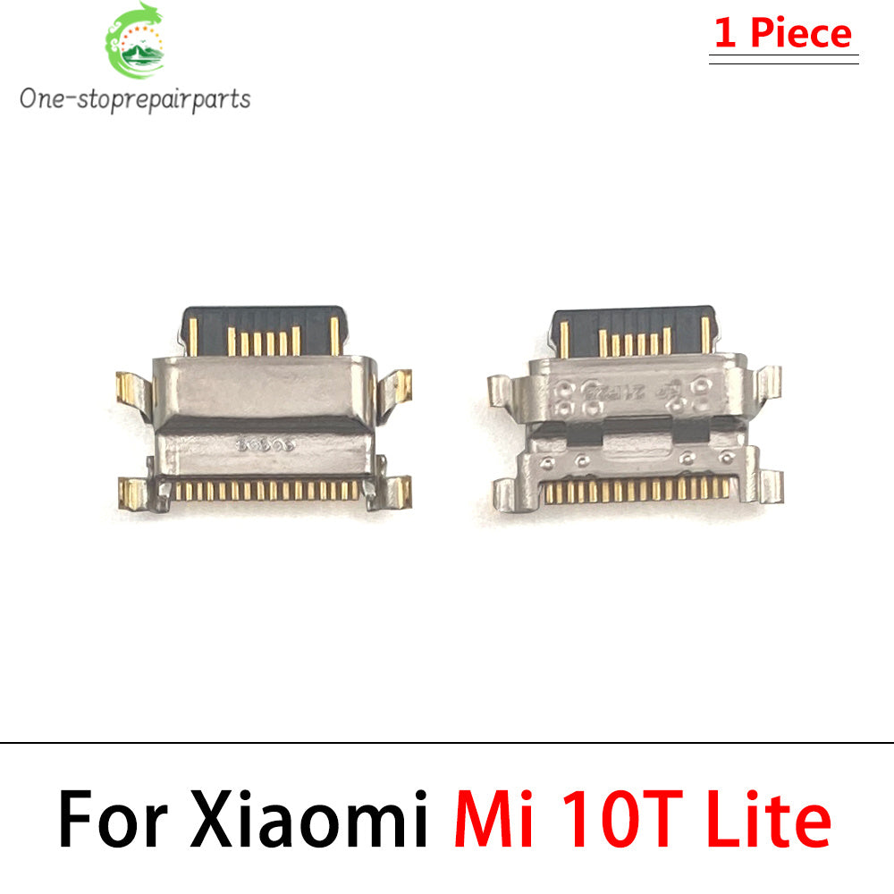 2Pcs, For Xiaomi Mi 8 9 Se 9T 10 10T 11 11T 12 Lite Pro Mi A1 A2 A3 USB Charging Port Connector Charge Jack Socket Dock Xiaomi  Xiao mi phone repair parts