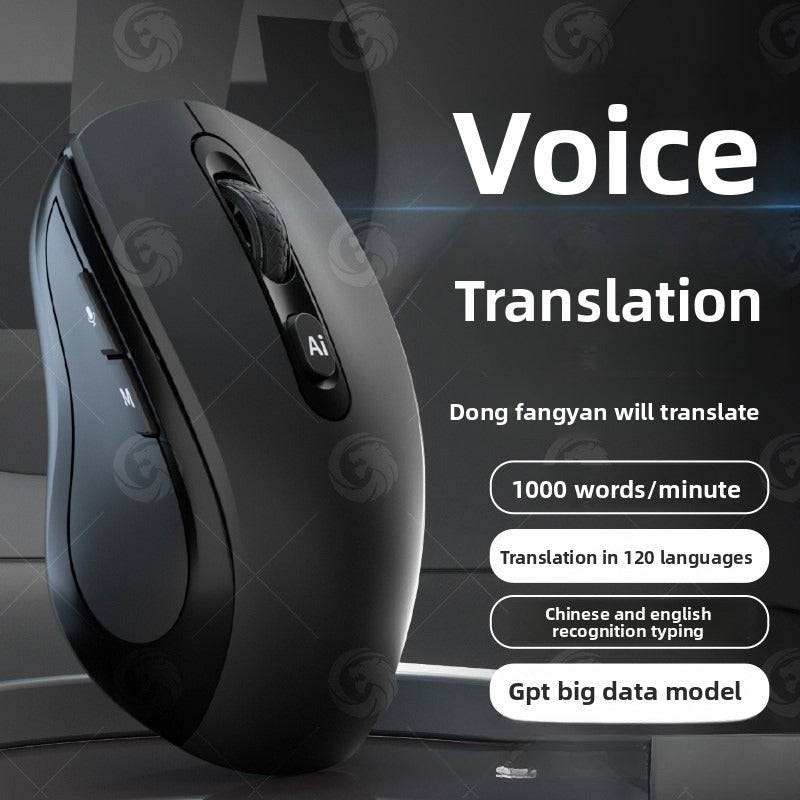 Source Type-C charging port AI voice metal roller dual-mode charging wireless Bluetooth 2.4G mouse