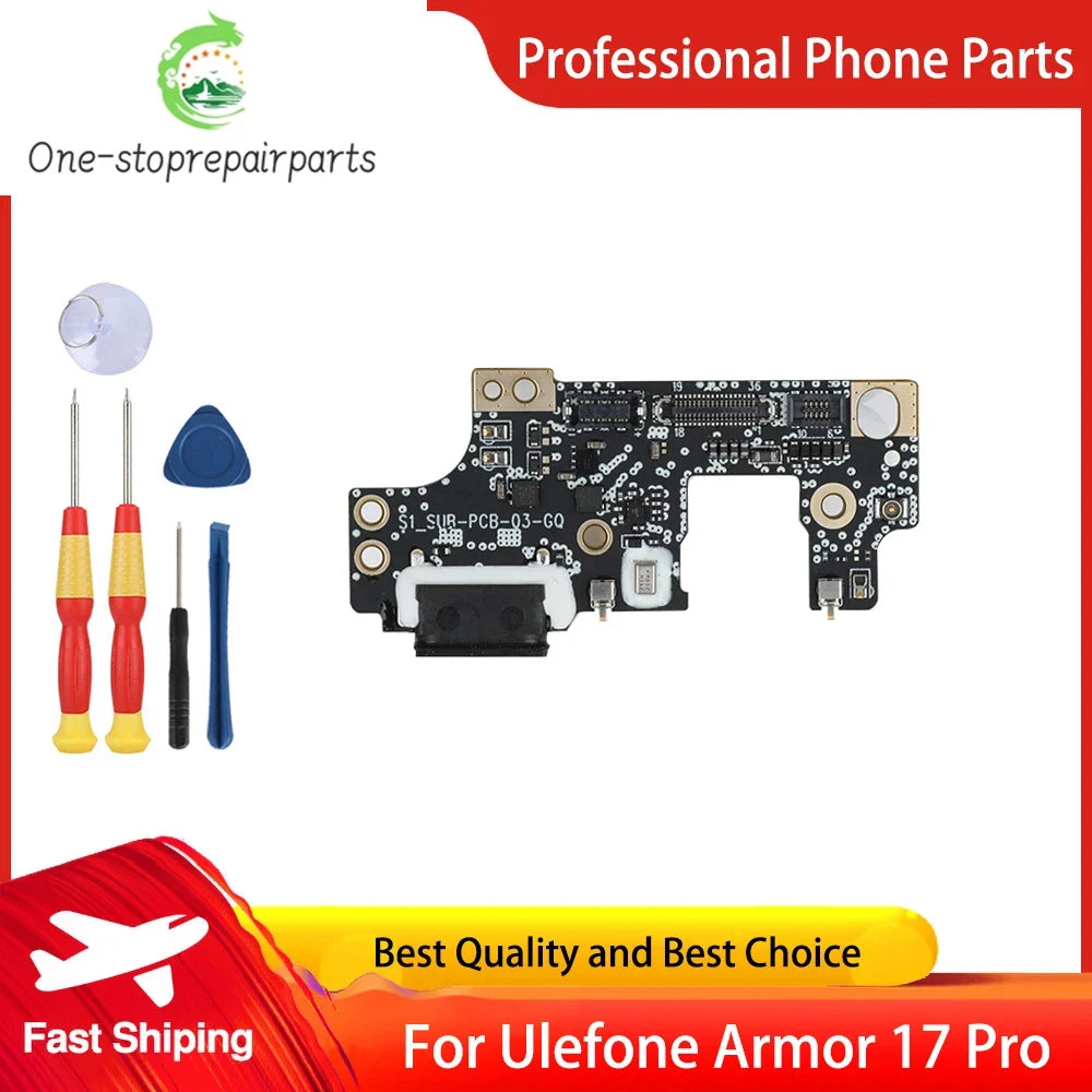 New Original For Ulefone Armor 17 Pro USB Charging Dock Jack Plug Connector Socket Port USB Port Charging Board Other Brand Phone repair parts