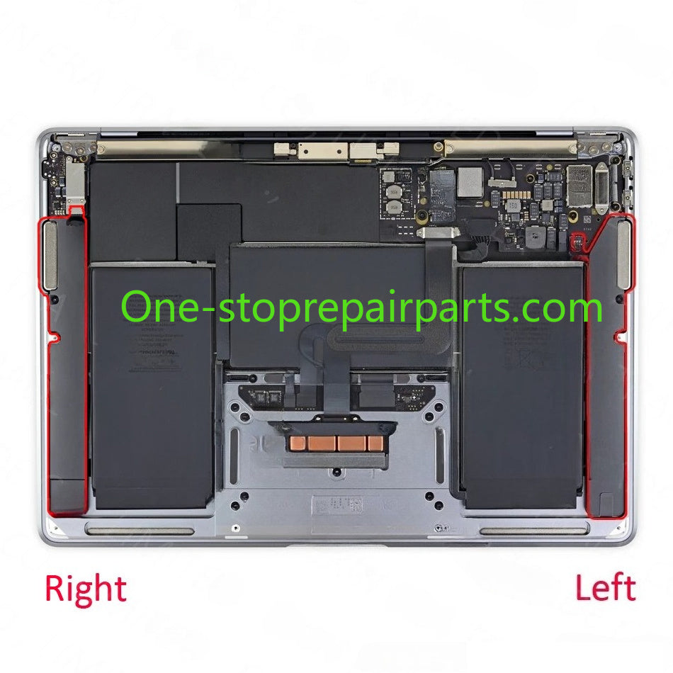 Laptop A2337 Speaker for Macbook Air 13" M1 A2337 Internal Speaker Loudspeaker Left Right SideEMC3598 MGN63 MGN73 Late 2020 Macbook repair parts