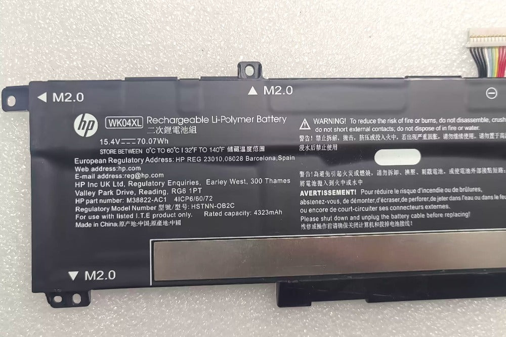 Genuine New battery for WK04XL HP Victus Pro TPN-Q263/264 HP Omen 16-B 16-C Victus 15-F 16-D 16-E 16-D0000NC 16-D0001NX 16-D0023DX 16-D0298NF 16-E0002SL 16-E0004UR 16-E0917ND 16-E0054UR 15-FA0025TX 15-FB0052AX HSTNN-OB2C M38822-AC1 HP laptop repair p