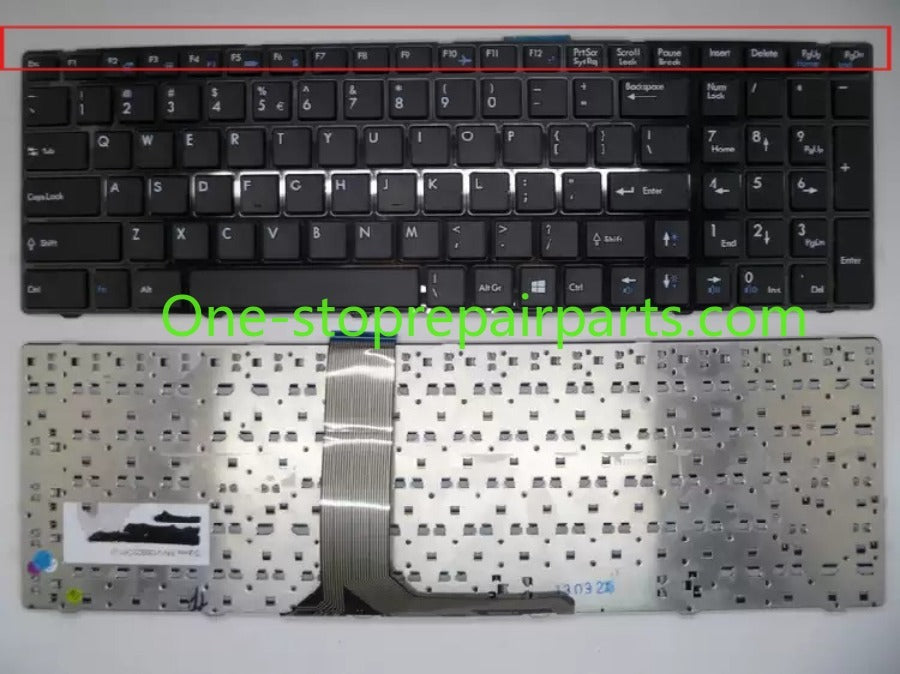 Laptop keyboard For MSI GE60 GE70 GX60 GX70 GT60 GT70 GT780 GT783 MS-1762 MS-16GA 16GC 1757 1763 English keyboards No backlit  MSI laptop repair parts