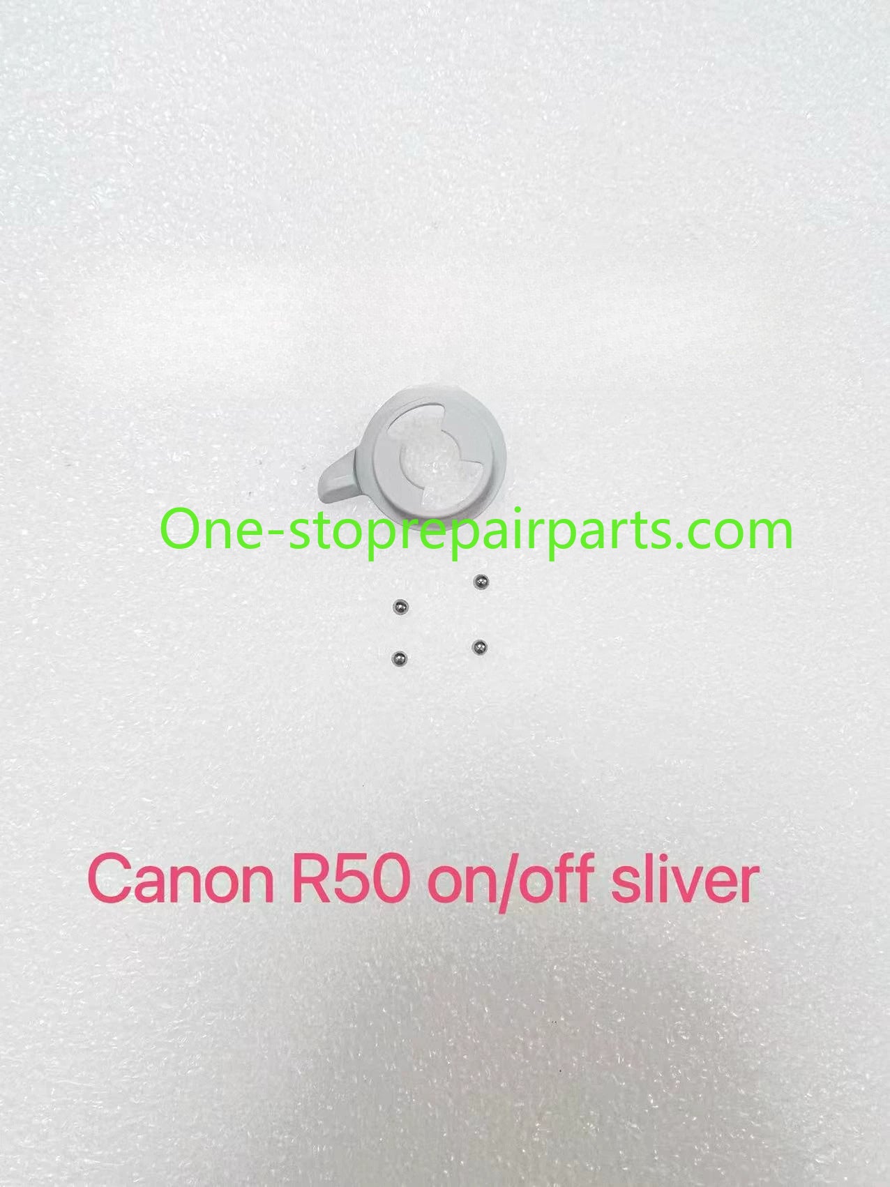 Canon EOS R50 Mode Dial Function Dial Top Cover with Iron Beads Spring with Steel Ball Function Power-on lever on/off switch button black silver Digital Camera Repair parts