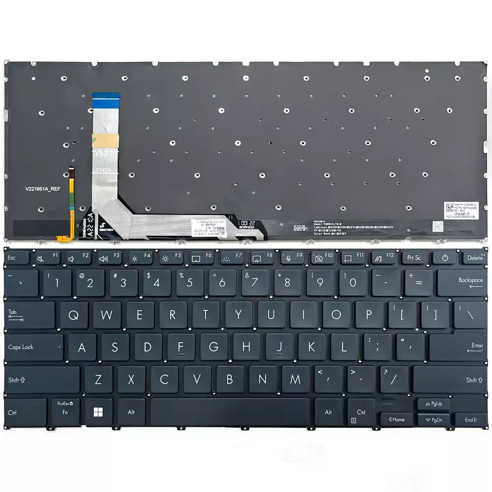 US English Keyboard For ASUS Zenbook 14X OLED UX3404V Zenbook 14 Flip OLED UP3404 ASUS laptop repair parts