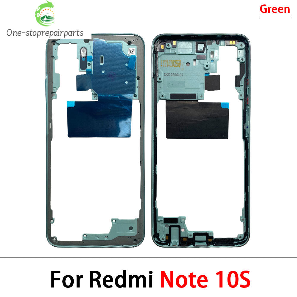 For Xiaomi Redmi Note 10 / Note 10s / Note 10 Pro Middle Frame Holder Housing Replacement Repair Parts Xiaomi  Xiao mi phone repair parts