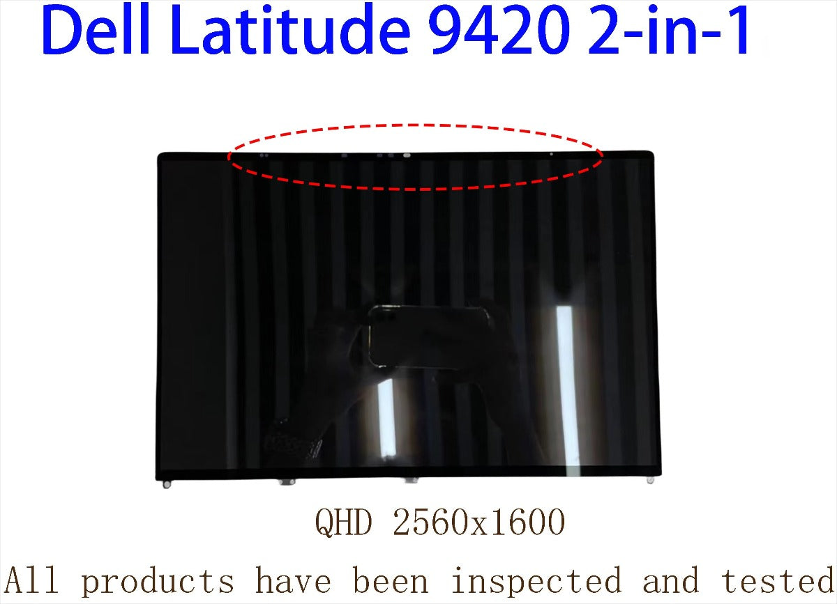 14 Inch For Dell Latitude 9420 2-in-1 LCD Touch Screen Assembly Laptop Display IPS Panel DP/N 0X7F7W QHD 2560x1600 Dell laptop repair parts