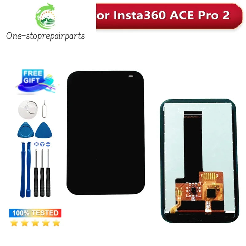 New  touch LCD display screen With backlight repair parts for Insta 360 ACE Pro 2 / Insta360 Ace Pro action cam Other brand Phone repair parts