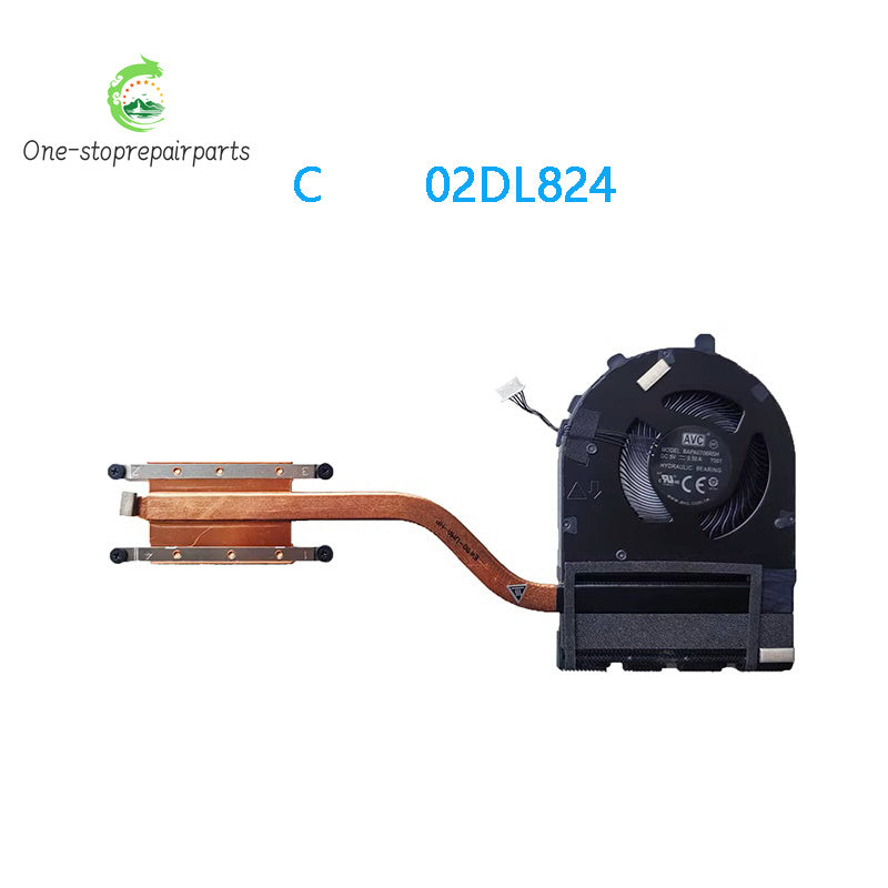 NEW Original LAPTOP CPU Cooling Fan With Heatsink For LENOVO Thinkpad E490 E590 02DL824 02DL825 Lenovo laptop repair parts