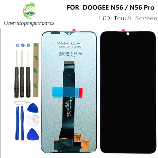 Original For DOOGEE N56 n56 Pro LCD Display Screen + Touch Panel Digitizer Replacement For DOOGEE N56 Plus N56 Max LCD Display Other Brand Phone repair parts