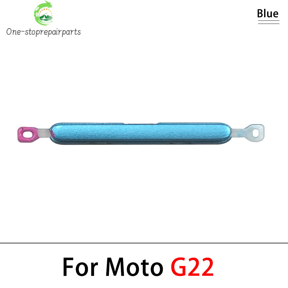 For Motorola Moto G22 G32 G52 G62 G72 G82 5G Side Key Power and Volume Button Replacement Parts Motorola phone repair parts