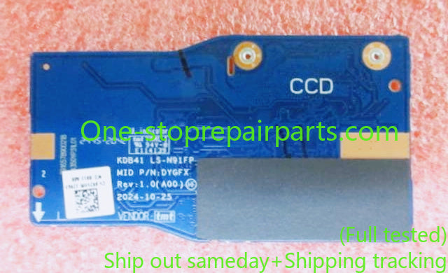 Dell Pro 14 Plus PB14250 PB14255 MIDDLE small board 92NWK KDB41 LS-N91FP DYGFX 092NWK CN-92NWK CCD camera board