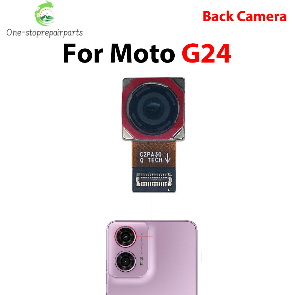 Back Rear Camera Big Main Camera Front Camera Flex Cable For Motorola Moto G22 G32 G62 G13 G23 G73 G14 G24 G55 G34 G84 G35 5G Motorola phone repair parts