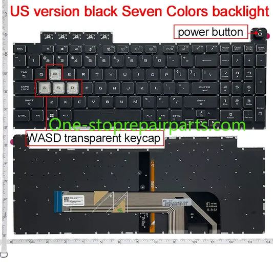 US Keyboard For ASUS TUF Gaming A15 FA506 FA506iu FA506iv Fa506ii TUF A17 FA706 Fa706ii FA706iu FX506 FX506L FX706 FX706H TUF706 ASUS laptop repair parts