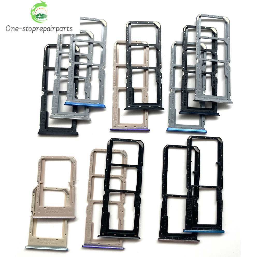 10Pcs, SIM Card Tray Slot Holder For OPPO A52 A53 A54 A55 A57 A58 4G 2022 Replacement Parts OPPO phone repair parts