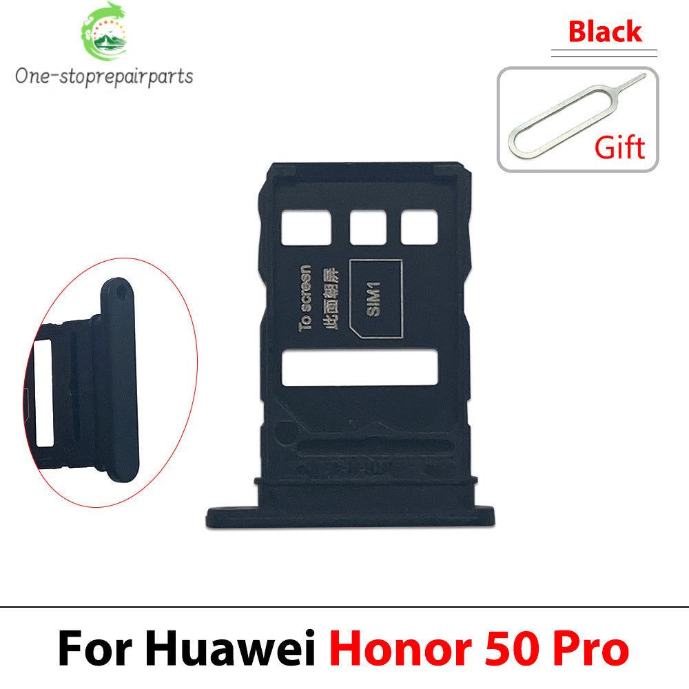 New For Huawei Honor 50 60 70 80 90 Pro Se Lite Plus 5G SIM Card Slot SD Card Tray Holder Adapter Huawei phone repair parts