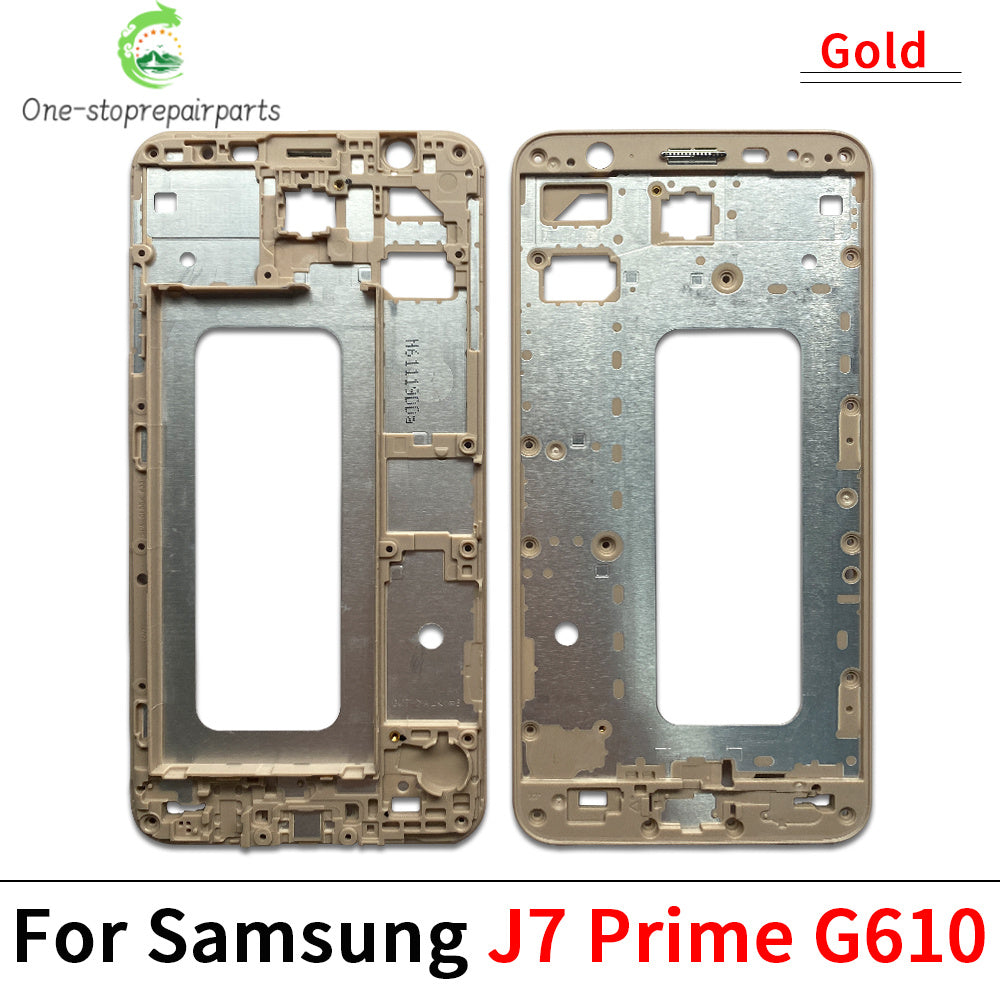 Middle Frame Front Bezel Cover Chassis Housing Back Plate LCD Holder For Samsung J4 J5 J6 J7 Prime Plus Core 2017 J530 J730 J610 Samsung phone repair parts