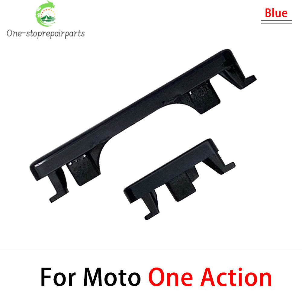 10Pcs, New For Motorola Moto One Action Vision Hyper Macro Fusion Plus Power Volume Side Button Key Replacement Parts Motorola phone repair parts
