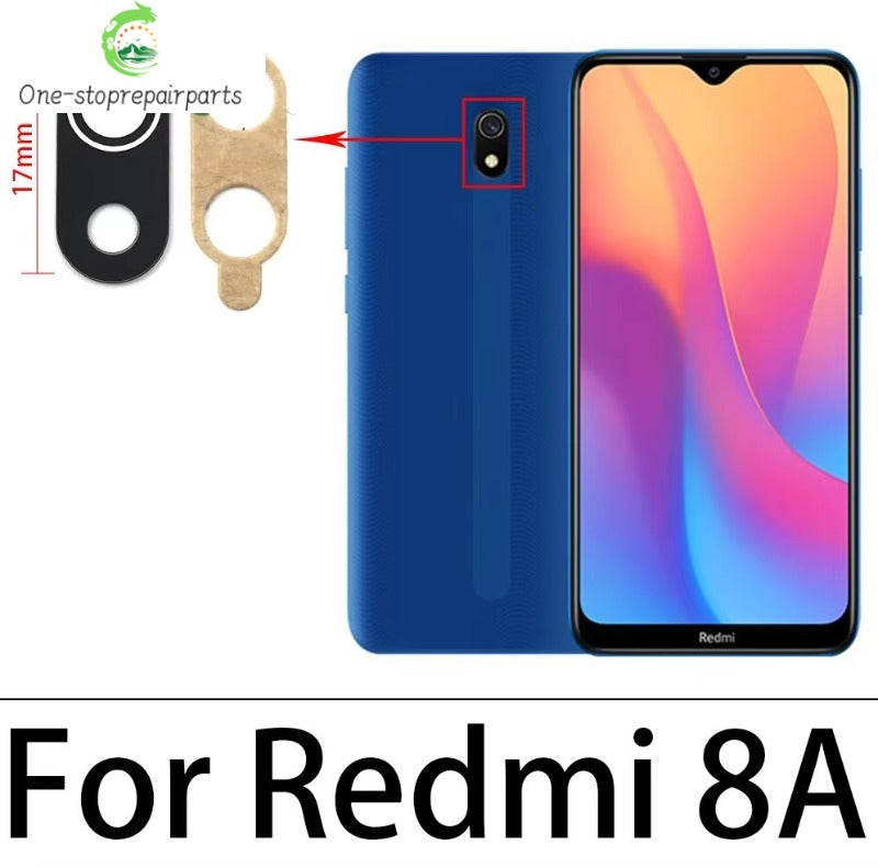 100Pcs, Back Rear Camera Glass Lens For Xiaomi Redmi 6 6A 7 7A 8 8A 9 9A 9C 9T 10 10A 10C 12 12C 13 13C 4G 5G Camera Glass Lens Xiaomi  Xiao mi phone repair parts