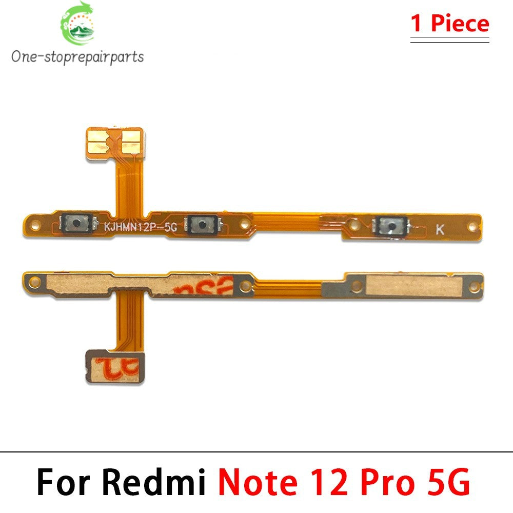 Power On Off Volume Side Button Key Flex Cable For Xiaomi Redmi Note 12 13 14 Pro Plus 4G 5G  Xiaomi  Xiao mi phone repair parts