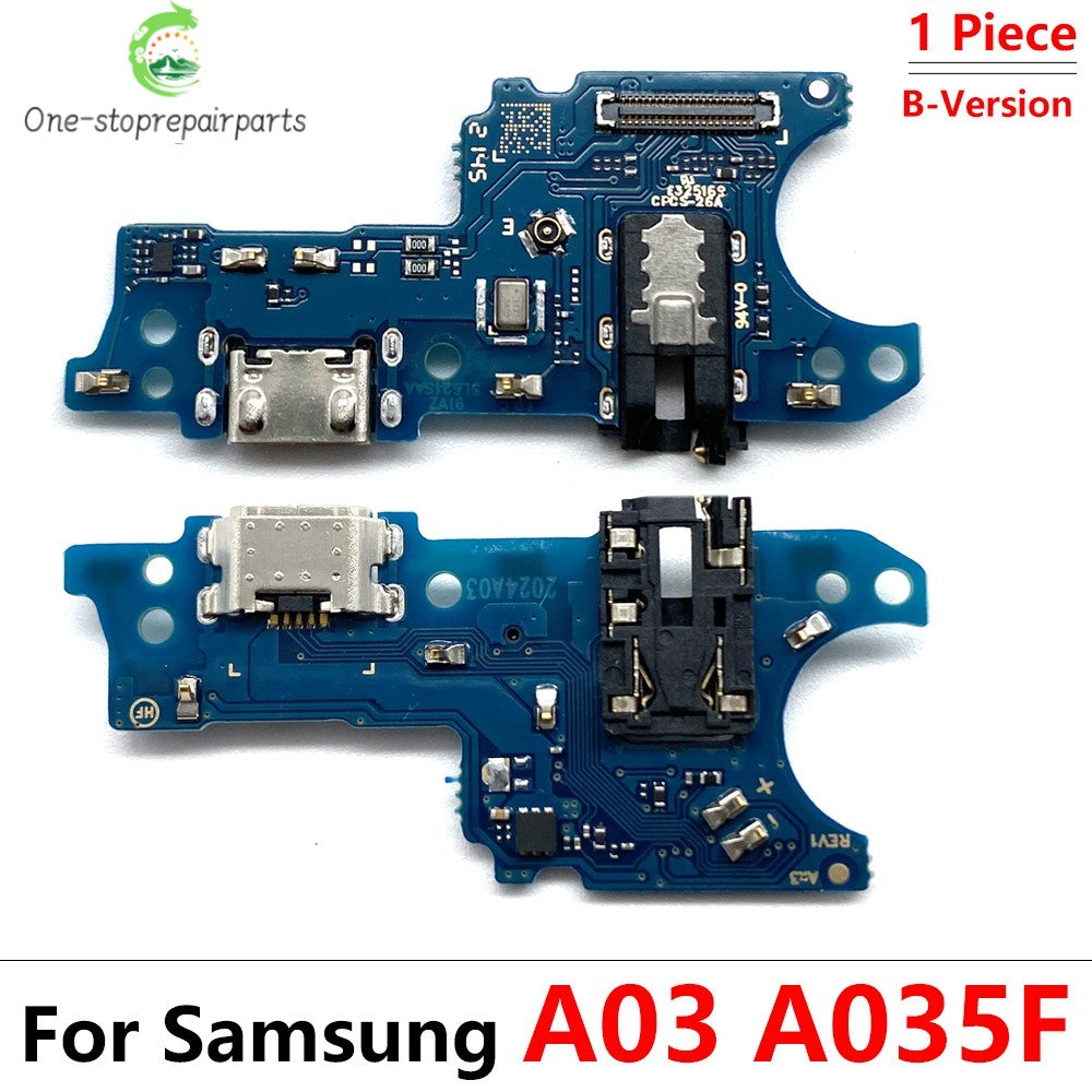 10Pcs USB Charging Port Dock Charger Connector Board Flex Cable For Samsung A22 A32 A12 A02 A03 A04 A04s A04E A05 A05s 4G 5G Samsung phone repair parts