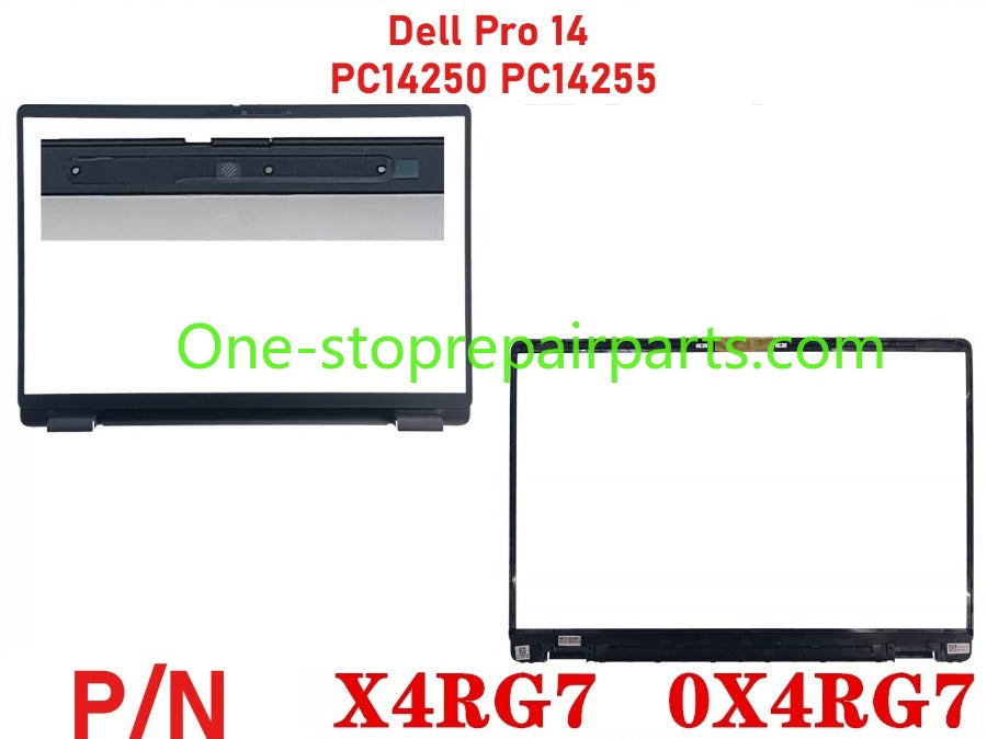 Dell Pro 14 PC14250 PC14255  lcd back cober uppler palmrest bezel bottom hinge cover keyboard touchpad 0K2C6C 0DK0V6 0MCMRV