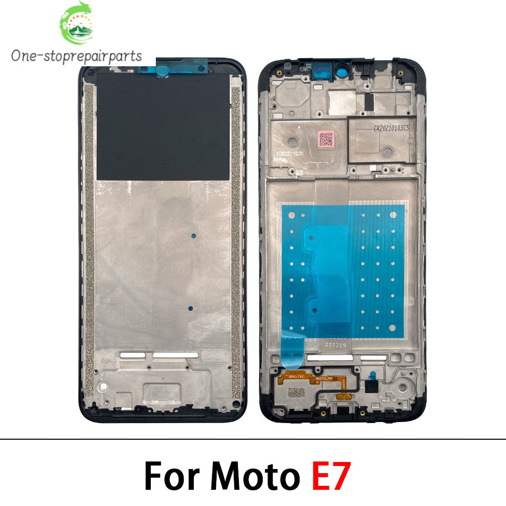 Front Housing LCD Display Bezel Middle Frame For Motorola Moto E13 E20 E22 E32 E32s E40 E6 E6s E7 Play Plus Power Motorola phone repair parts
