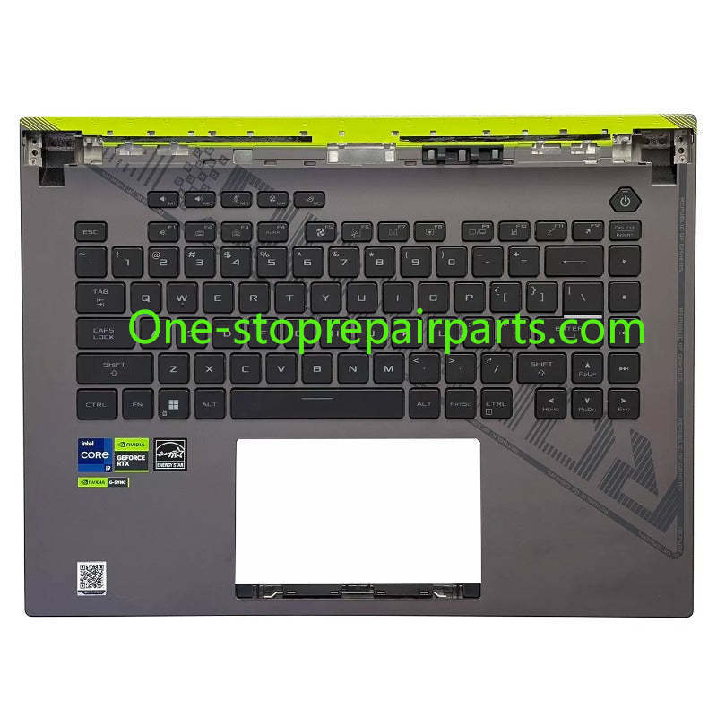 Upper top case keyboard assembly for ASUS ROG Strix Scar 16 ROG Strix 7 8 G16 G614JV-AS73 SCAR 16 G614J G614P G634J 2023 2024 year Palmrest keyboard assembly ASUS laptop repair parts
