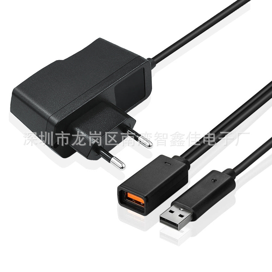 Applicable XBOX360 somatosensory Fire Bull KI-NECT Fire Bull Kinect Power Adapter Charger