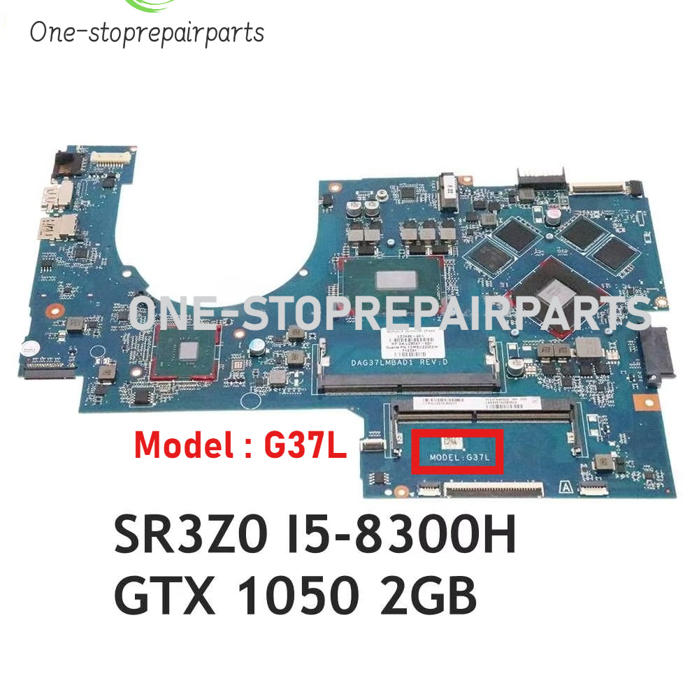 L23448-001 L23448-601 DAG37LMBAD1 G37L For HP OMEN 17-W 17-AB Laptop Motherboard SR3Z0 I5-8300H CPU GTX1050 2GB HP laptop repair parts