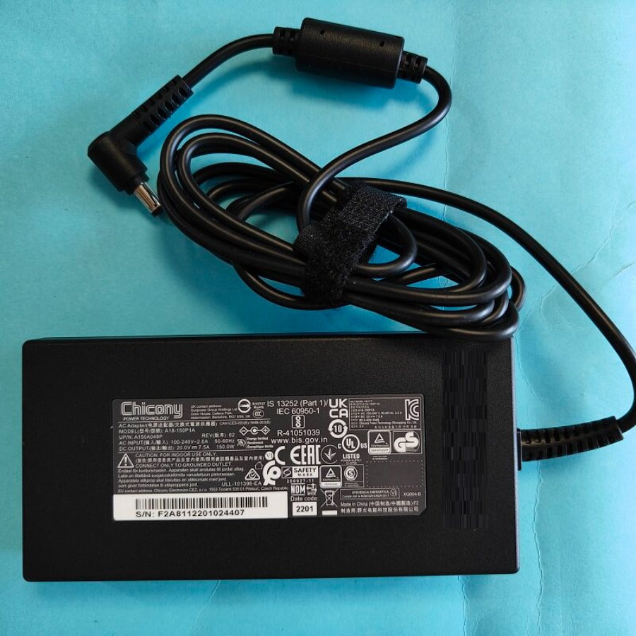 AC power adapter charger 180W 150W 120W For Thunderobot 911Air 911MT 911ME 911PLUS Acer Nitro Gigabyte 15X Aorus Clevo N850HP6 MACHENIKE T58 N850HK1 Chicony A17-180P4A A180A025P A15-150P1A A17-150P2A PA-1151-08 PA-1121-26 ASUS laptop repair parts