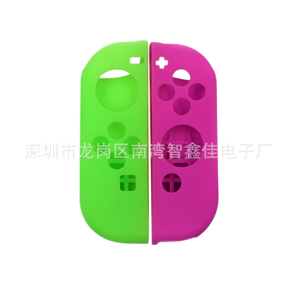 Switch protective case for nintendo switch joycon silicone case handle protective case spray feel oil