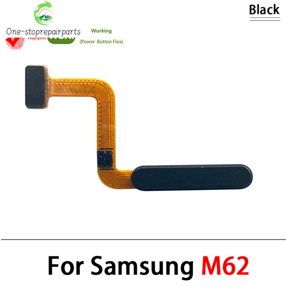 Home Button FingerPrint Touch ID Sensor Flex Cable For Samsung M22 M52 M62 M23 M14 M51 M31s 4G 5G Replacement Parts Samsung phone repair parts