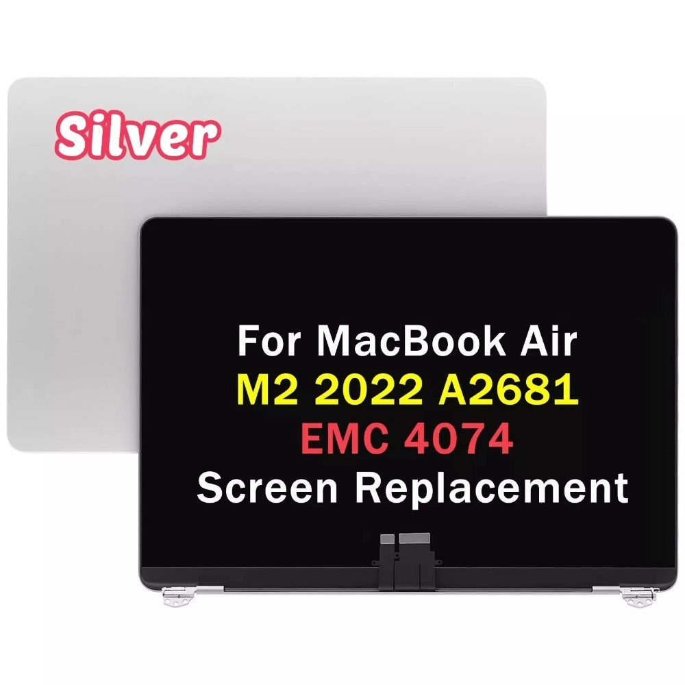 LCD screen dispaly for MacBook Air A2681 A3113 A3240 LCD screen assembly  top half