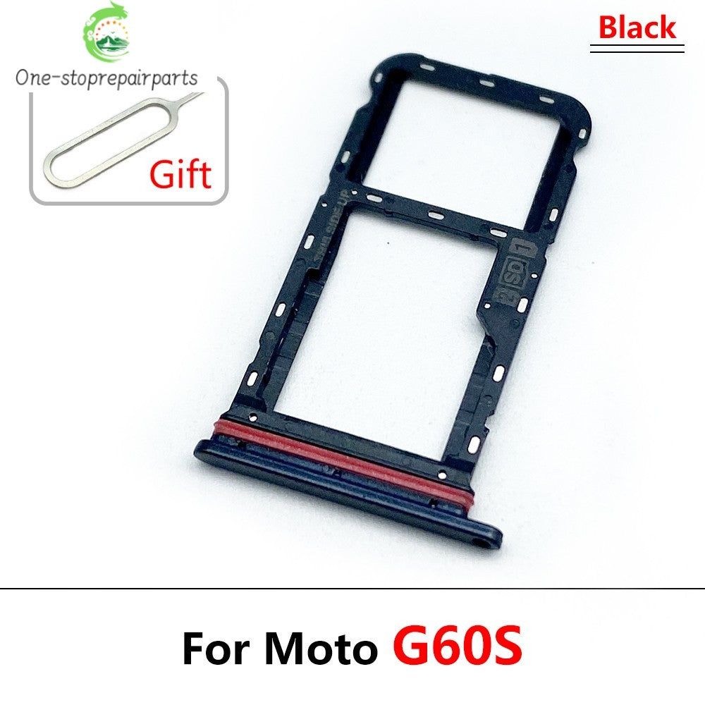 New For Motorola Moto G10 G20 G30 G50 G60 G60s G100 5G SIM Card Slot SD Card Tray Holder Adapter Replacement Parts Motorola phone repair parts