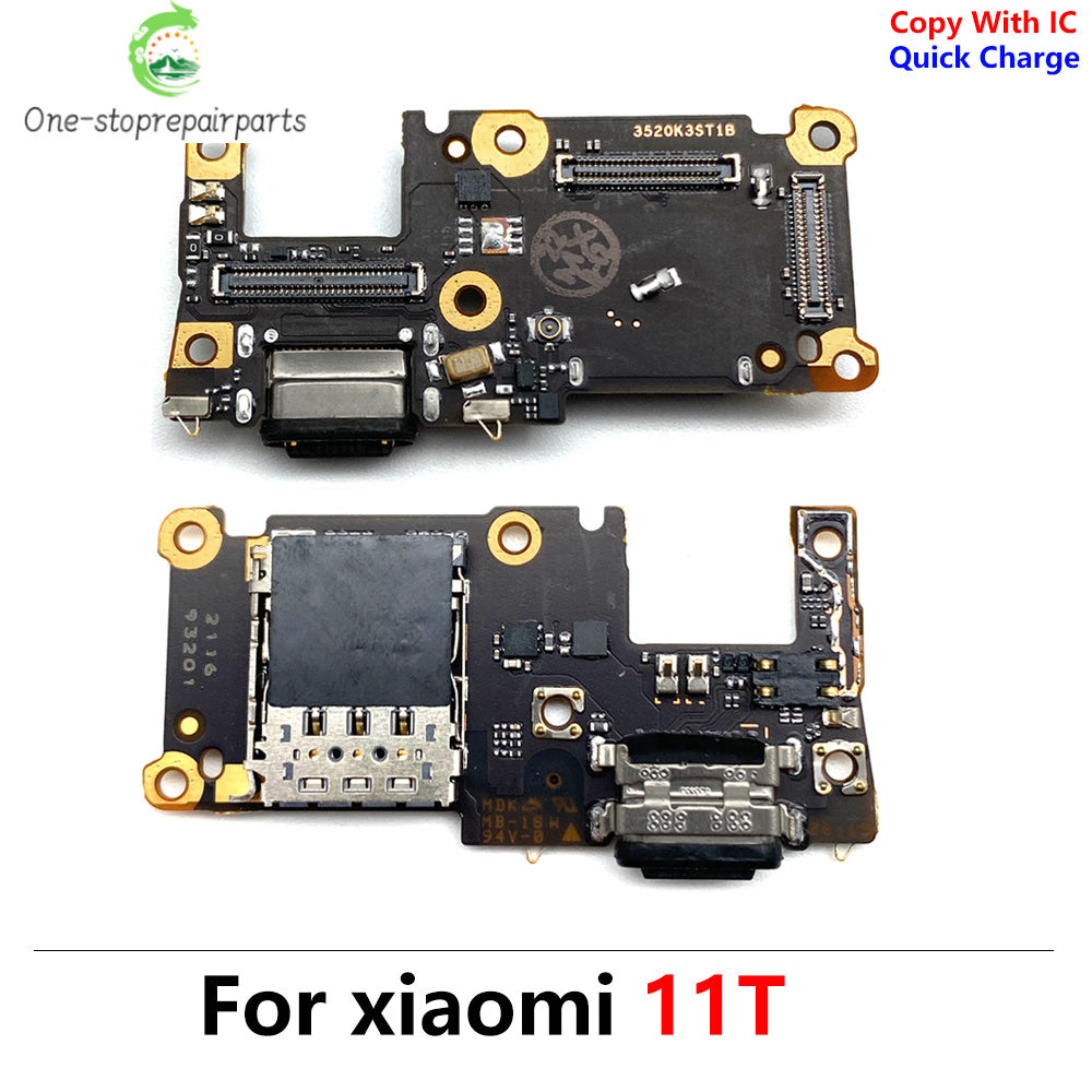Dock Connector USB Charger Charging Port Flex Cable Board For Xiaomi Mi 10T 9T 10 11T Pro Mi10T 12T Pro Mi 11 A1 A2 Lite 8 9 SE Xiaomi  Xiao mi phone repair parts