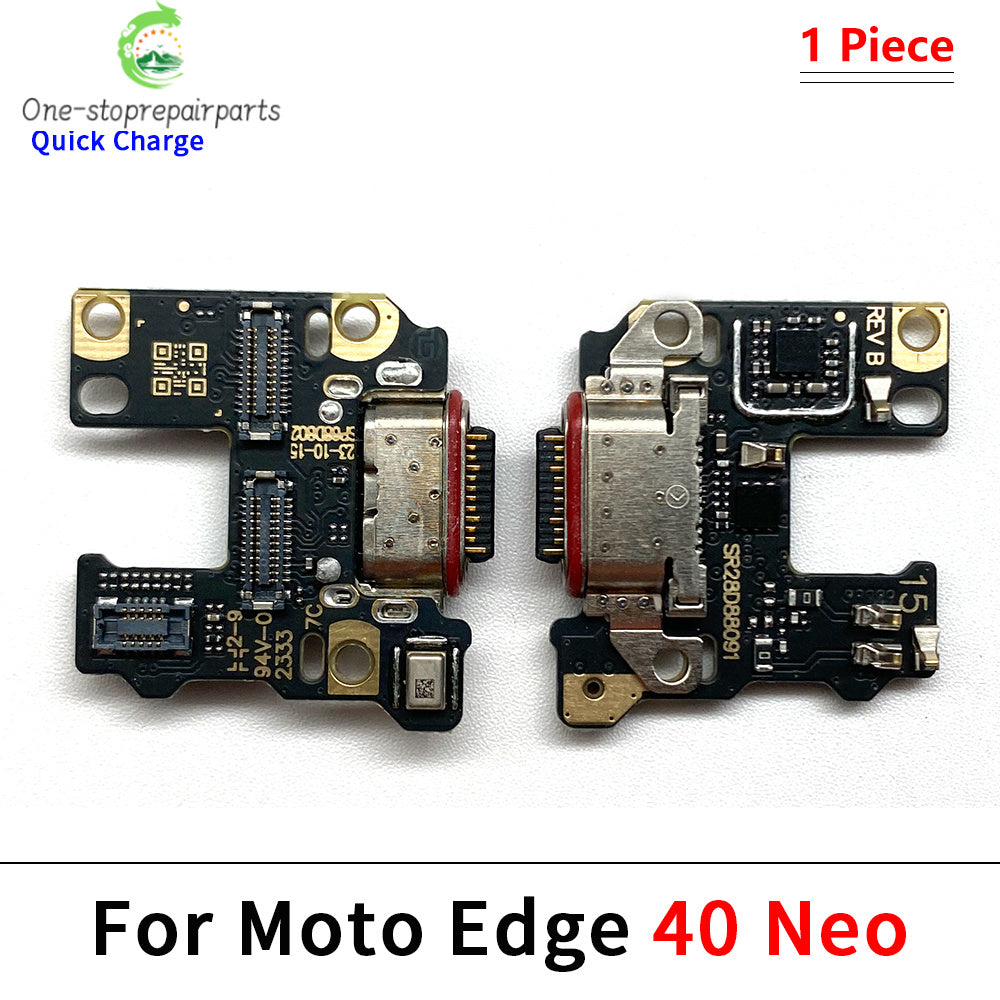 Dock Connector USB Charger Charging Port Micro Board Flex Cable For Motorola Moto Edge 40 50 60 Neo Pro Fusion Ultra Stylus Motorola phone repair parts