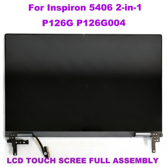 14" 1080p For Dell Inspiron 5400 5406 7405 2-in-1 P126G P126G004 Display LCD Touch Screen Replacement Assembly With Hinges Panel Dell laptop repair parts