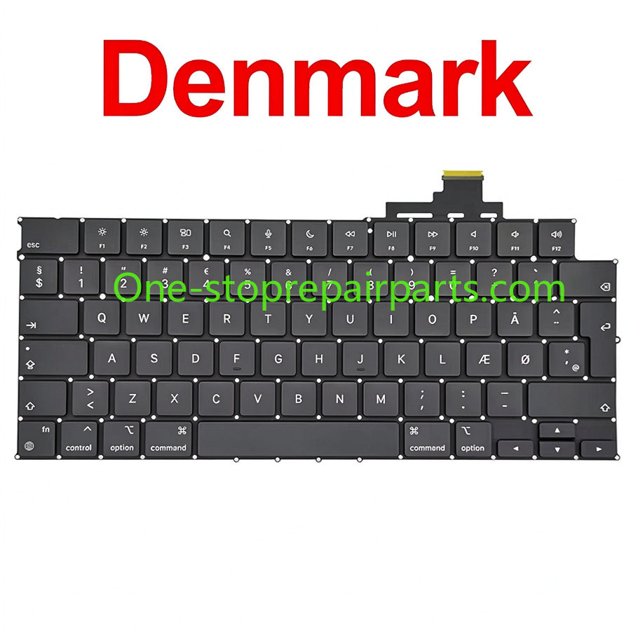 New Laptop Keyboard For MacBook Air 13.6" 15" A2681 A2941 A3113 A3114 Keyboard US UK English French German Spain EU 2022 2024 Macbook repair parts
