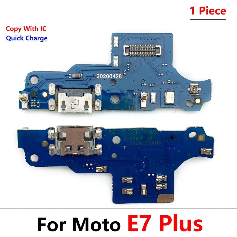 28Pcs, USB Charging Board Port Dock Charger Connector Flex Cable For Moto E5 E6 E6s E7i E7 Plus Power Play E20 E30 E32 E22 E13 Motorola phone repair parts