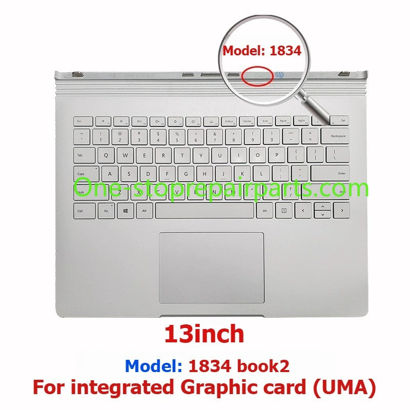 Base Keyboard For 13.5 15 inch Microsoft Surface book1/2/3 generation 1704 1705 1785 1834 1835 1050 1813 6g 1060 1050 965 940 graphic card 2nd 3nd generation