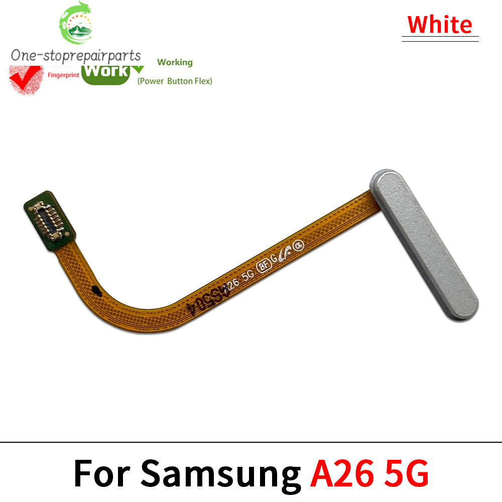 Home Button FingerPrint Touch ID Sensor Flex Cable Ribbon For Samsung A06 A16 A26 A07 A17 4G 5G Replacement Parts Samsung phone repair parts