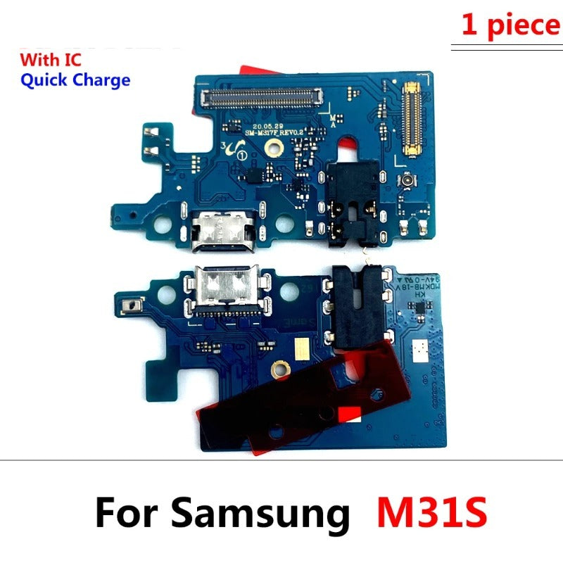 10Pcs USB Charger Charging Port Connector Flex Cable For Samsung M31 M31S M51 M10 M20 M30 M30s M21s M32 M52 M62 M13 M33 M53 5G Samsung phone repair parts