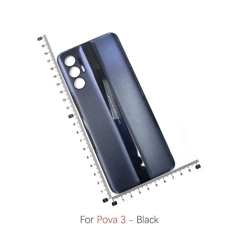 Battery back housing cover for Tecno Pova 5 5G Pova3 Pova4 LG7n 5Pro back case Phone case back cover