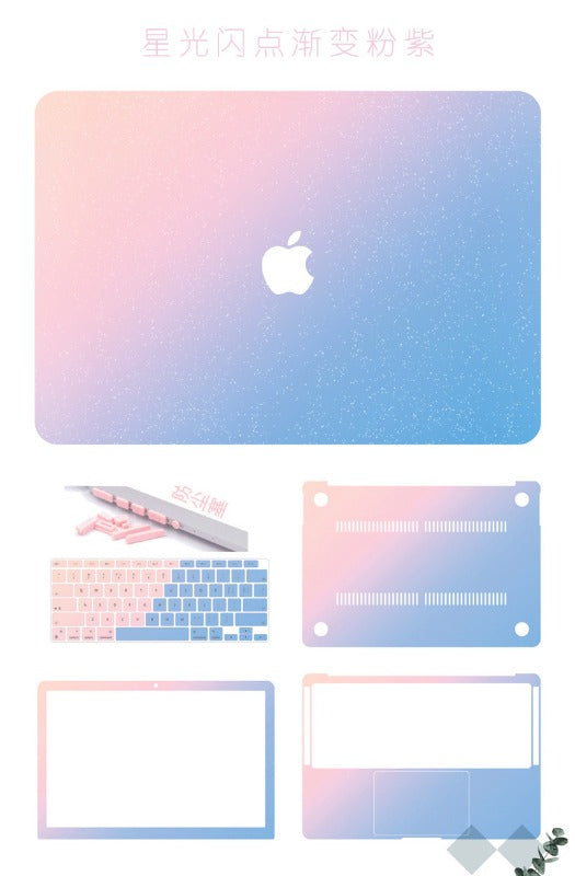 Frosted gradual change color protective case for MacBook Air Pro 11 "12" 13 "14" 15 "16" Neo A3404 A3426 A3427 A3428 A3429 A3449 A3448 A3434 A3403 A3186 A3402 A3401 A3112 A3185 A3114 A3241 A3113 A3240 Laptop accessories